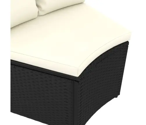 5-Daļīgs Dārza Dīvānu Komplekts Ar Matračiem, Pe Rotangpalma Vidaxl