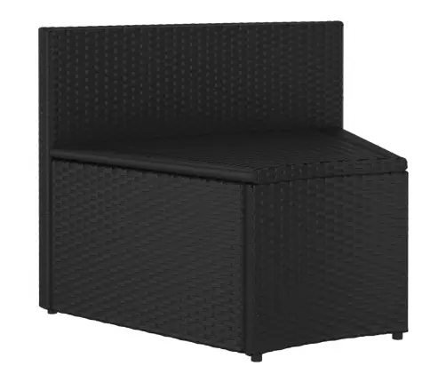 5-Daļīgs Dārza Dīvānu Komplekts Ar Matračiem, Pe Rotangpalma Vidaxl