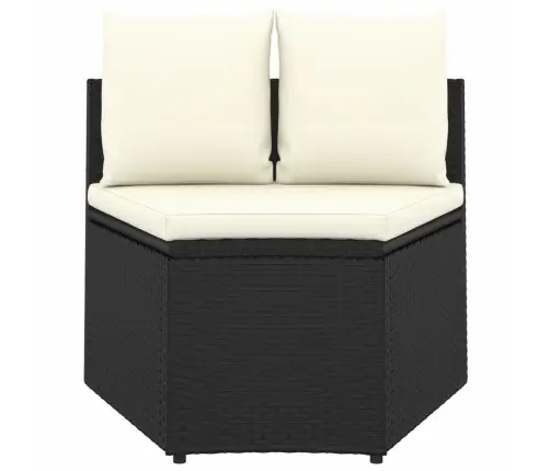 5-Daļīgs Dārza Dīvānu Komplekts Ar Matračiem, Pe Rotangpalma Vidaxl