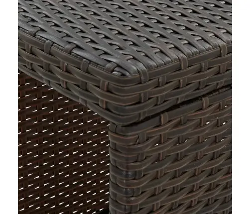 5-Daļīgs Dārza Mēbeļu Komplekts Ar Matračiem, Pe Rotangpalma Vidaxl