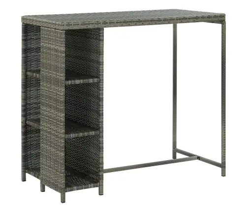 5-Daļīgs Dārza Mēbeļu Komplekts Ar Matračiem, Pe Rotangpalma Vidaxl