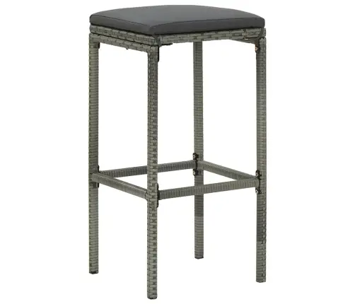 5-Daļīgs Dārza Mēbeļu Komplekts Ar Matračiem, Pe Rotangpalma Vidaxl