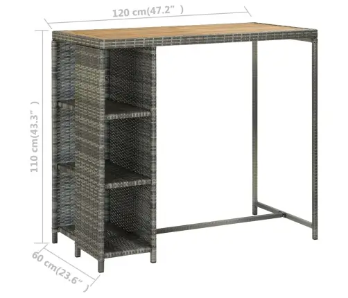 5-Daļīgs Dārza Mēbeļu Komplekts Ar Matračiem, Pe Rotangpalma Vidaxl