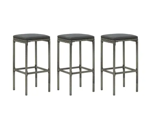 4-Osaline Aia Baarikomplekt Patjadega, Polürotang, Hall