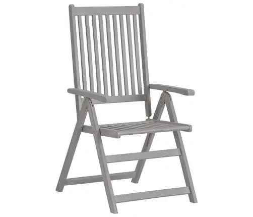 Atlošiamos Sodo Kėdės Su Pagalvėmis, 4Vnt., Akacijos Masyvas