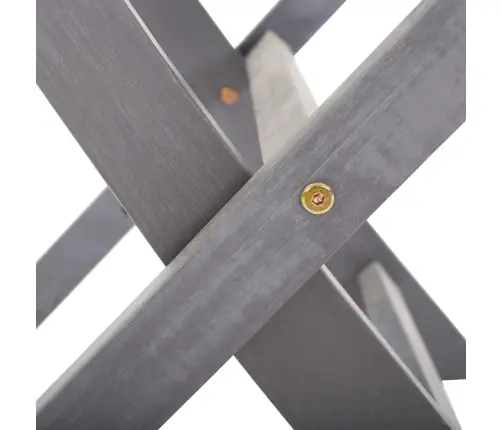 Saliekami Āra Krēsli Ar Matračiem, 6 Gab., Akācijas Masīvkoks Vidaxl