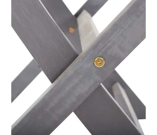 Saliekami Āra Krēsli Ar Matračiem, 6 Gab., Akācijas Masīvkoks Vidaxl