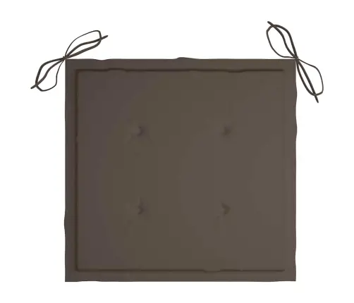 Saliekami Āra Krēsli Ar Matračiem, 6 Gab., Akācijas Masīvkoks Vidaxl