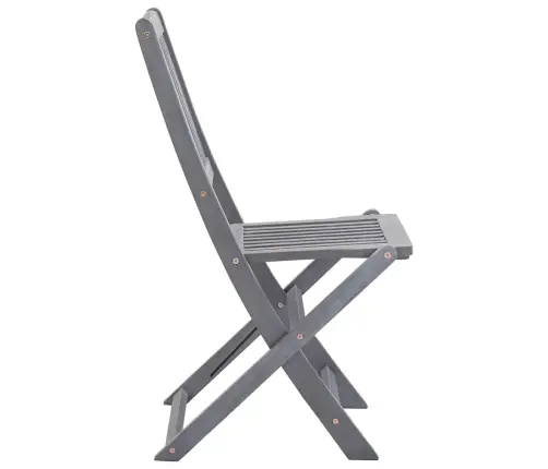 Saliekami Āra Krēsli Ar Matračiem, 6 Gab., Akācijas Masīvkoks Vidaxl