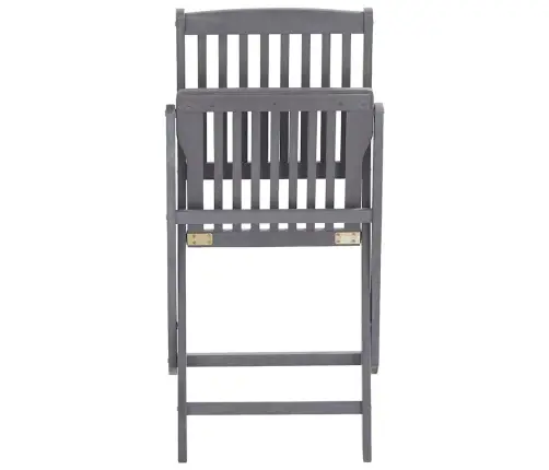 Saliekami Āra Krēsli Ar Matračiem, 6 Gab., Akācijas Masīvkoks Vidaxl