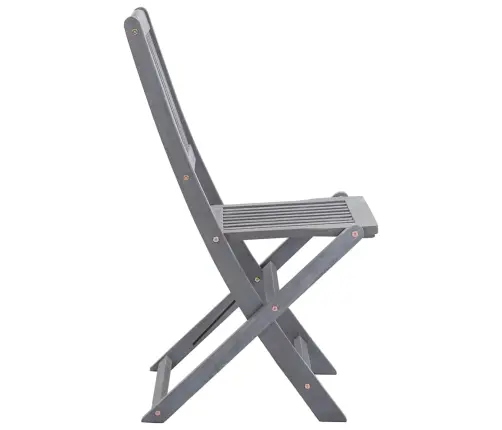 Saliekami Āra Krēsli Ar Matračiem, 6 Gab., Akācijas Masīvkoks Vidaxl