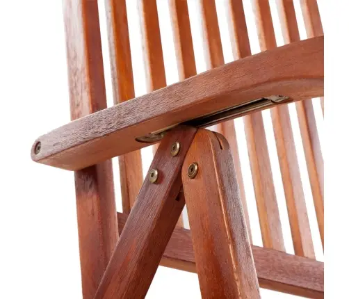 Saliekami Dārza Krēsli, 6 Gab., Akācijas Masīvkoks Vidaxl