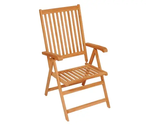 Dārza Krēsli, Zili Matrači, 4 Gab., Masīvs Tīkkoks Vidaxl