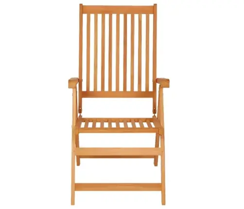 Dārza Krēsli, Bēši Matrači, 6 Gab., Masīvs Tīkkoks Vidaxl