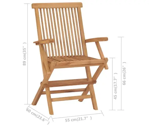 Dārza Krēsli, Pelēkbrūni Matrači, 4 Gab., Masīvs Tīkkoks Vidaxl