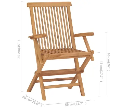 Dārza Krēsli, Zili Matrači, 4 Gab., Masīvs Tīkkoks Vidaxl