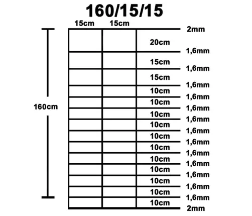 Dārza Žogs, Cinkots Tērauds, 50X1,6 M, Sudraba Krāsa Vidaxl Dārza Žogs, Cinkots Tērauds, 50X1,6 M, Sudraba Krāsa Vidaxl