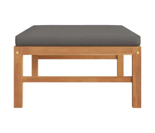 Pakoja Su Tamsiai Pilka Pagalvėle, Tikmedžio Medienos Masyvas