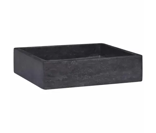Praustuvas, Juodos Spalvos, 40X40X10cm Marmuras