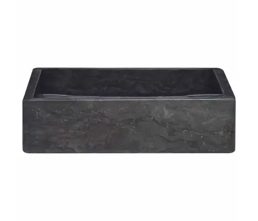 Praustuvas, Juodos Spalvos, 40X40X10cm Marmuras