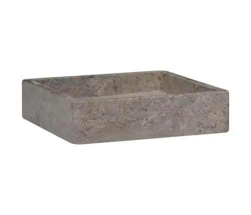 Praustuvas, Pilkos Spalvos, 40X40X10cm Marmuras