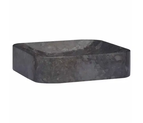 Praustuvas, Juodos Spalvos, 40X40X10cm Marmuras