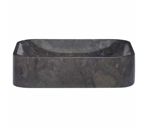 Praustuvas, Juodos Spalvos, 40X40X10cm Marmuras