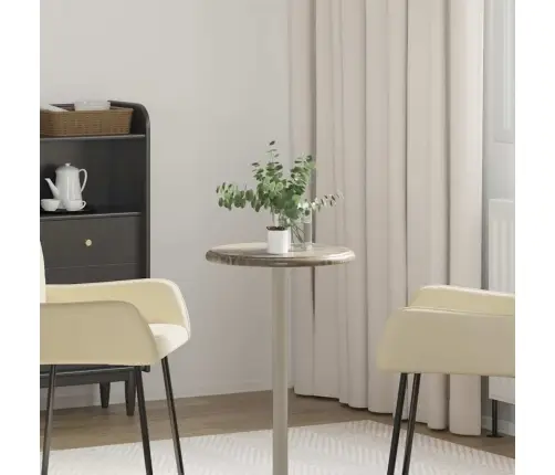 Galda Virsma, Ø40X2,5 Cm, Pelēks Marmors Vidaxl