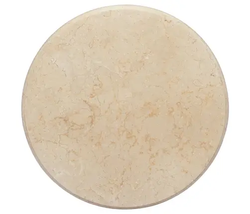 Lauaplaat, Kreemjas, Ø 50 X 2,5 cm Marmor