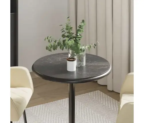 Lauaplaat, Must, Ø 50 X 2,5 cm Marmor