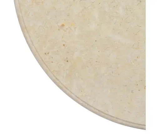 Lauaplaat, Kreemjas, Ø 60 X 2,5 cm Marmor
