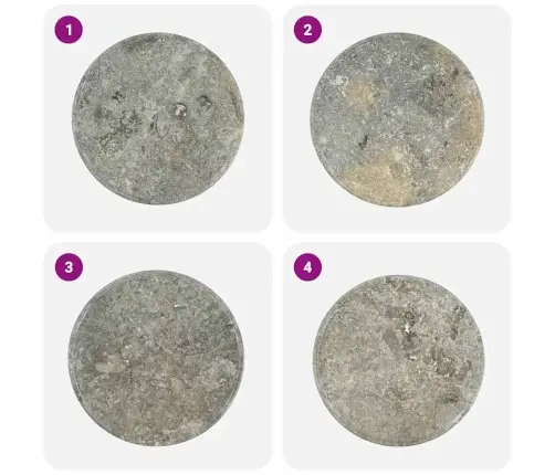 Lauaplaat, Hall, Ø 60 X 2,5 cm Marmor