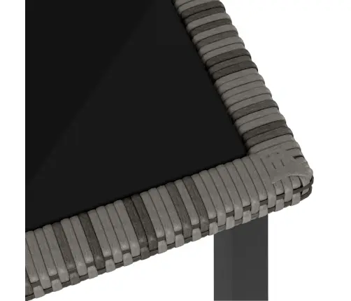 5-Daļīgs Dārza Mēbeļu Komplekts, Pelēka Pe Rotangpalma Vidaxl