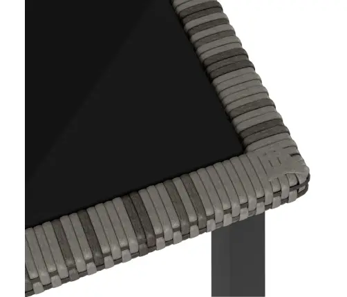 7-Daļīgs Dārza Mēbeļu Komplekts, Pelēka Pe Rotangpalma Vidaxl