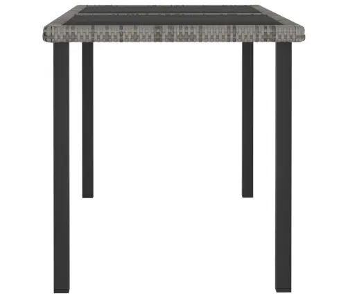 Sodo Valgomojo Baldų Komplektas, 5 Dalių, Pilkas, Poliratanas