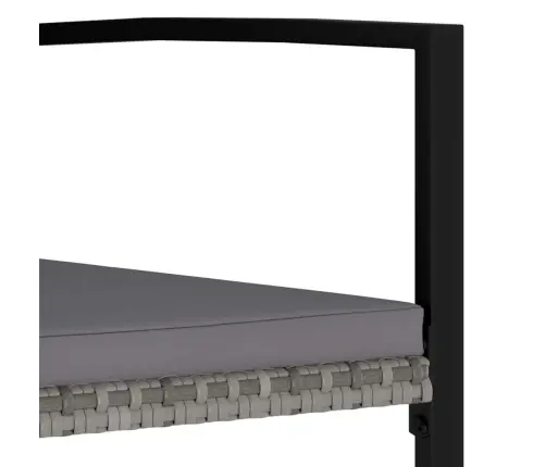 7-Osaline Aiamööbli Komplekt Polürotang, Hall