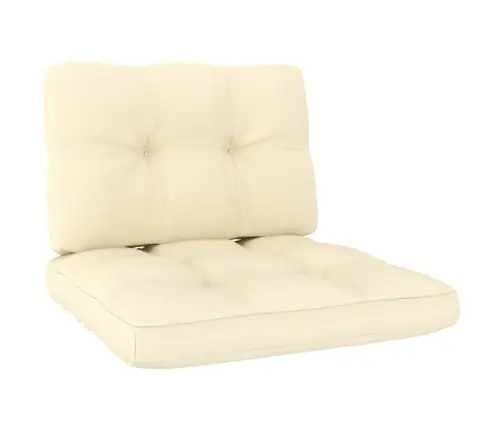 Dārza Krēsls, Krēmkrāsas Matrači, Impregnēta Priede Vidaxl