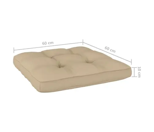 Dārza Krēsls, Bēši Matrači, Impregnēta Priede Vidaxl