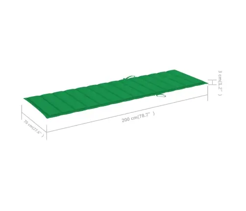 Sodo Saulės Gultas Su Staliuku Ir Čiužinuku, Impregnuota Pušis