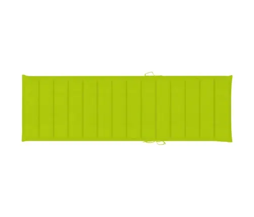 Sauļošanās Zvilnis, Koši Zaļš Matracis, Impregnēta Priede Vidaxl