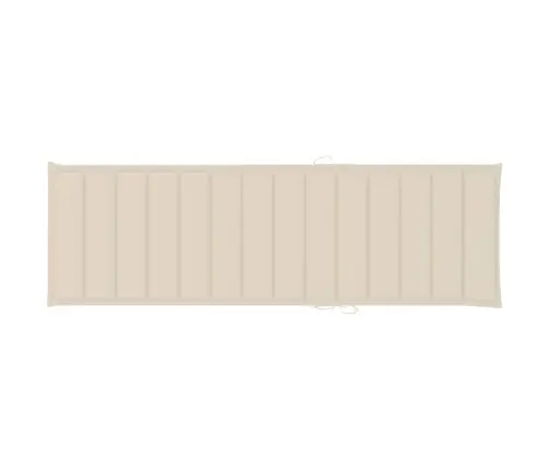 Divvietīgs Sauļošanās Zvilnis, Krēmkrāsas Matrači, Priede Vidaxl