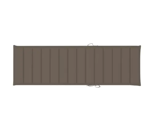 Divvietīgs Sauļošanās Zvilnis, Pelēkbrūni Matrači, Priede Vidaxl