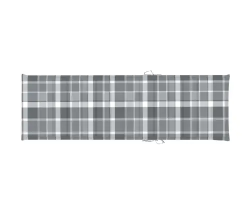 Divvietīgs Sauļošanās Zvilnis Ar Matračiem, Impregnēta Priede Vidaxl