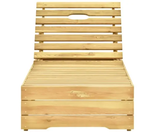 Sauļošanās Zvilnis, Sarkans Matracis, Impregnēta Priede Vidaxl