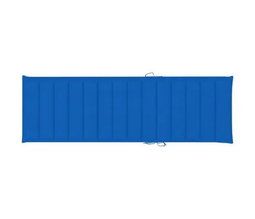 Dvivietis Saulės Gultas Su Mėlynais Čiužinukais, Pušies Mediena