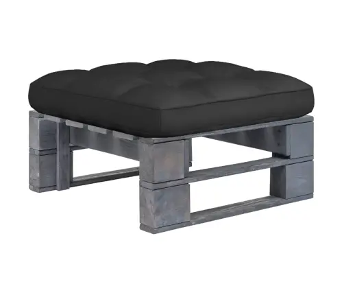 Dārza Palešu Soliņš, Pelēks, Impregnēts Priedes Koks Vidaxl