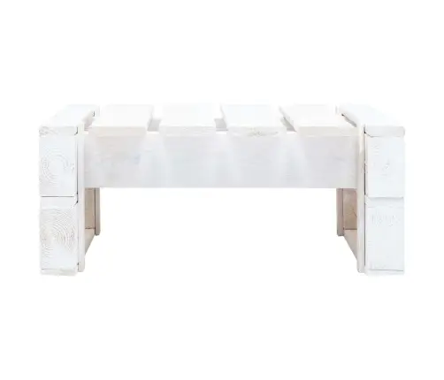 Dārza Palešu Soliņš, Balts, Impregnēts Priedes Koks Vidaxl Dārza Palešu Soliņš, Balts, Impregnēts Priedes Koks Vidaxl