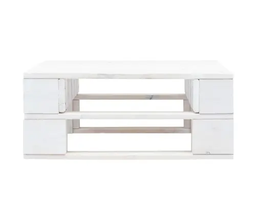 Dārza Palešu Soliņš, Balts, Impregnēts Priedes Koks Vidaxl