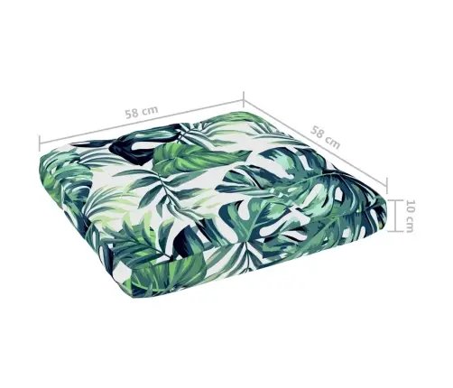 Sodo Otomanė Iš Paletės, Baltai Impregnuota Pušies Mediena