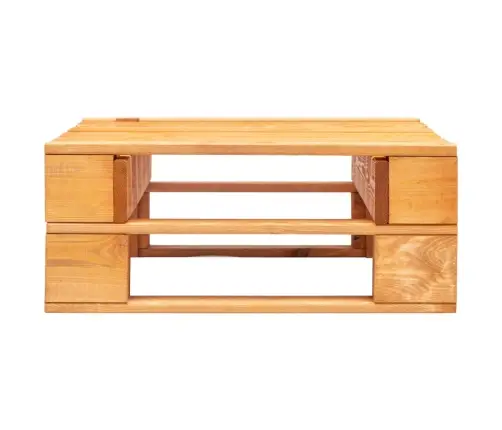 Sodo Otomanė Iš Paletės, Medaus Ruda Spalva Impregnuota Pušis